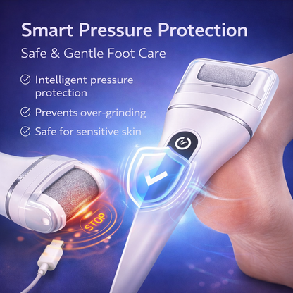 Electric Foot Callus Remover - Professional Rechargeable Pedicure Tool with LED Display